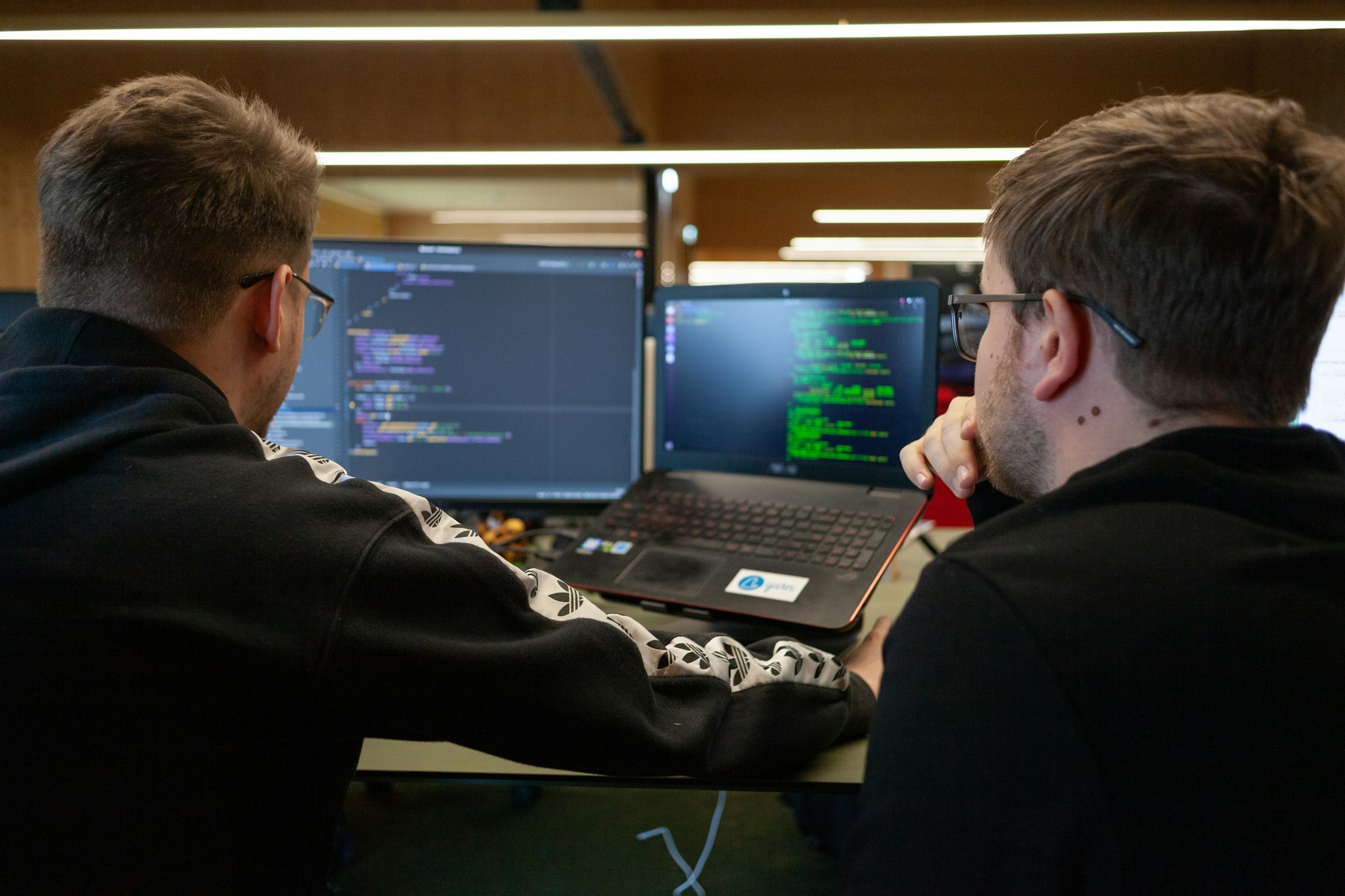 Developers collaborating over software products